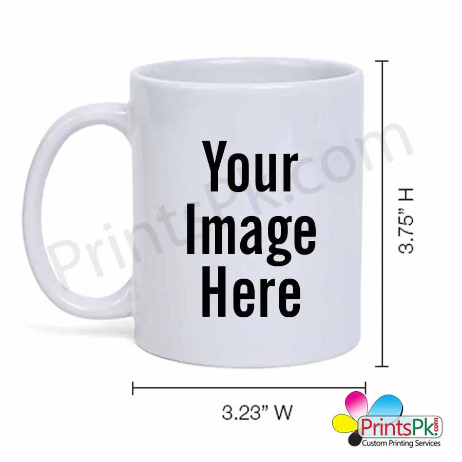 White Mug Standard – 11 Ounce – Customized