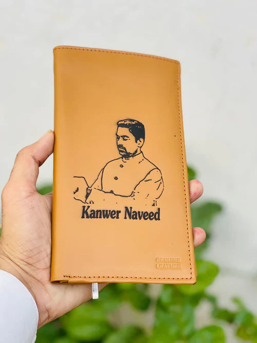 Long Wallet with Your Picture Name on it with Beautiful Box