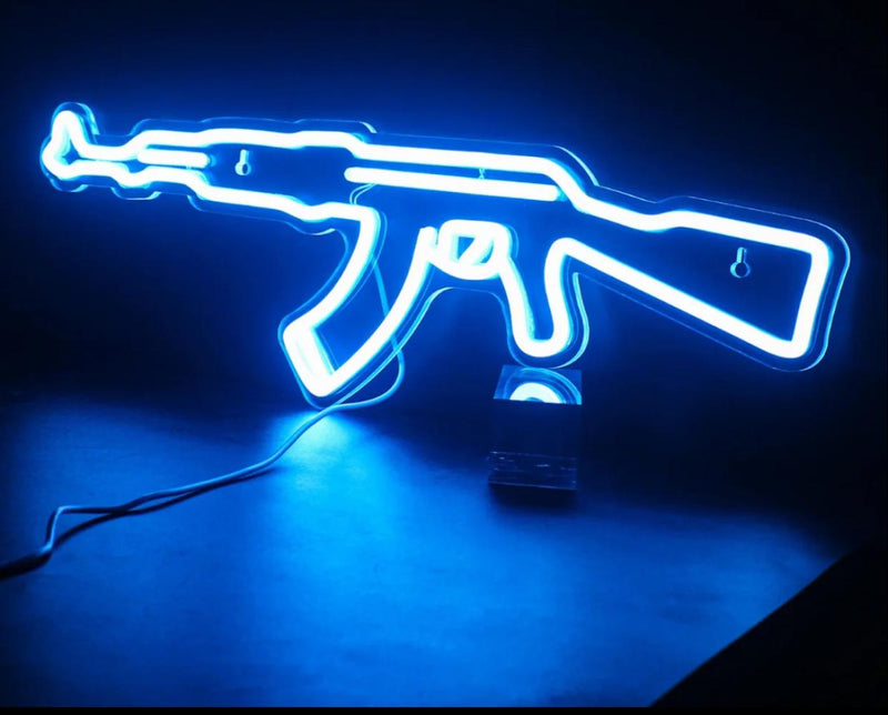 Ak47 Neon Sign Borad