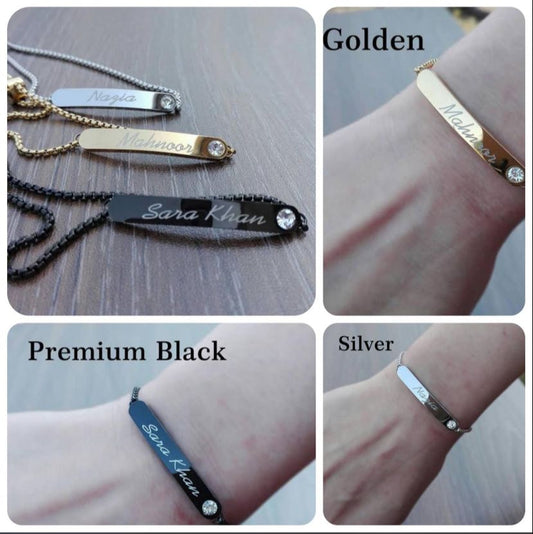 Adjustable Name Bracelet for Girls
