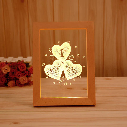 Love Heart Light Frame Lamp FL10