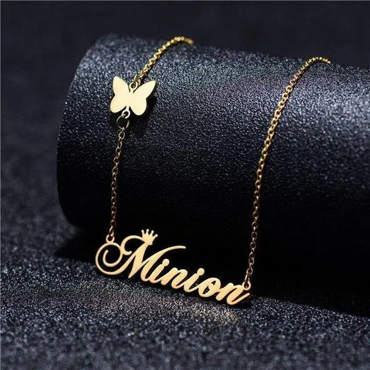 Customized Necklace Single Or Double Name