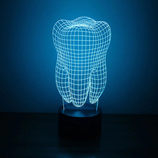 TEETH 3D ILLUSION LED Night LAMP